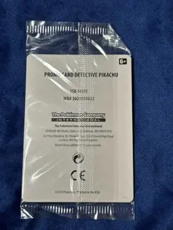 Pokemon TCG Detective Pikachu SM190 Promo Sealed - Image 2