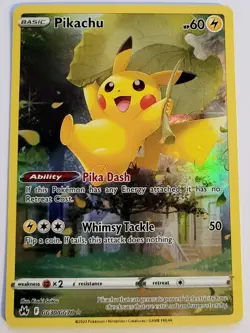 Pikachu GG30/GG70 Holo Crown Zenith Galarian Gallery Pokemon NM - Image 1