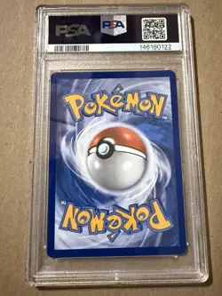 PSA 9 Pokemon - Team Rocket's Meowth 203/182 Sv10: Destined Rivals Holo - Image 2