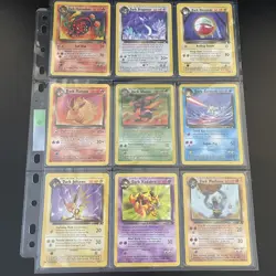Vintage Pokemon Complete Team Rocket Set Common/Uncommon ⭐ Starter set 90s! - Image 1