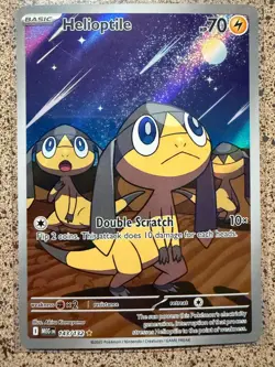 HELIOPTILE 143/132 ILLUSTRATION RARE MEGA EVOLUTION POKEMON NM/M - Image 1