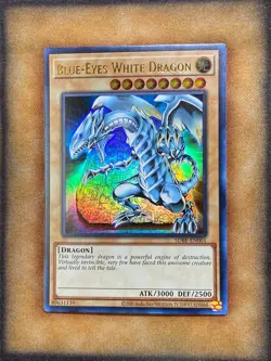 Yugioh Blue-Eyes White Dragon SDBE-EN001 Ultra Rare LP - Image 1