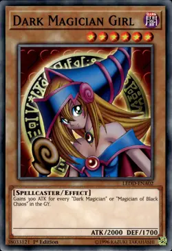 Dark Magician Girl - 1st Edition LEDD-ENA02 - NM - YuGiOh - Image 1