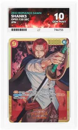 Shanks OP01-120 SEC Japanese One Piece - ACE 10 - Image 2
