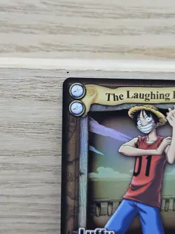 One Piece Passage to the Grand Line CCG Luffy Laughing Pirate U Foil Card CH084 - Image 2