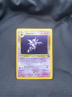 Pokemon TCG Haunter Fossil Holo Holo Rare Card 6/62 - Image 1
