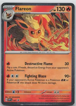 Flareon - (Cosmos Holo) Promo SV: Scarlet & Violet Black Star Promo Cards 167 - Image 1