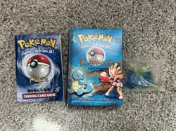 Pokemon Cards TCG Blackout Theme Deck Empty box only + Manual And Marbles - Image 1
