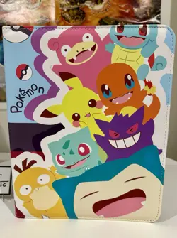 Pokemon 9 Pocket Trading Card Zip Binder - Image 1