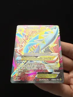 Pokemon M Sharpedo EX XY200A Mega Full Art Promo Alternate Art Holo Card #XY200A - Image 3