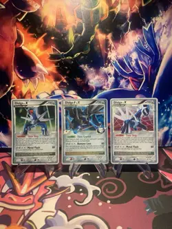 3 Card Lot - Dialga LV.X - ( 122/127) (DP17) (DP37) Pokemon Cards - Image 1
