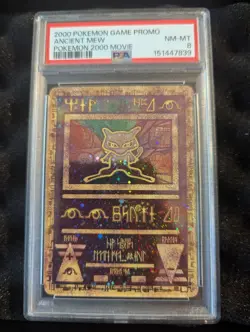 Pokemon Ancient Mew PSA 8 Pokemon 2000 Movie Promo Holo Card #1 - Image 1
