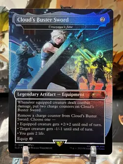 MTG | Cloud's Buster Sword - Umezawa's Jitte ✨FOIL✨ [Secret Lair FINAL FANTASY] - Image 1