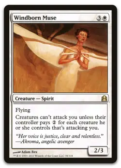 Windborn Muse #38 (LP) Commander CMD Magic MTG - Image 1