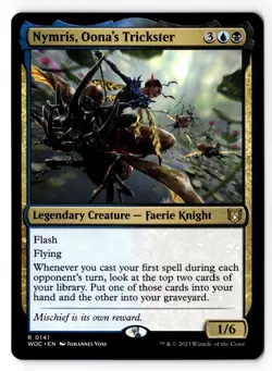 Nymris, Oona's Trickster 141 Commander: Wilds of Eldraine Normal NM - Image 1