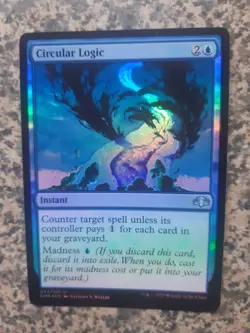 MTG - 1 x Circular Logic - Foil - Dominaria Remastered - Image 1