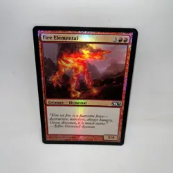 Fire Elemental 130 Common Magic 2013 (M13) Magic: The Gathering Foil MP - Image 1
