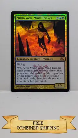 Mirko Vosk, Mind Drinker Dragon's Maze Foil - Image 1