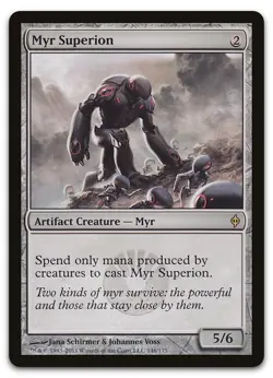 Myr Superion #146 (LP) New Phyrexia NPH Magic MTG - Image 1