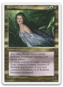 Rubinia Soulsinger (LP) Chronicles CHR Magic MTG - Image 1