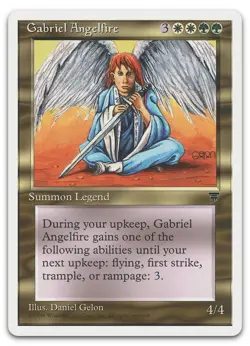 Gabriel Angelfire (LP) Chronicles CHR Magic MTG - Image 1