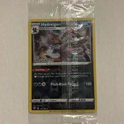 Pokemon TCG: Hydreigon 110/189 Reverse Foil Promo Card Thank You Stamp Sealed - Image 1