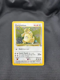 Pokemon TCG Kangaskhan Holo Rare Jungle 5/64 Lightly Played - Image 1
