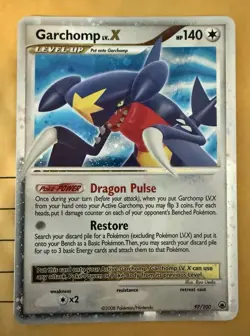 Pokemon Garchomp LV.X 97 D&P Majestic Dawn Holo LP/NM - Image 1