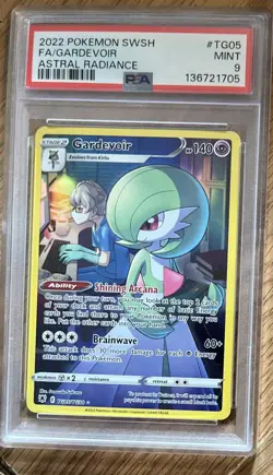 2022 GARDEVOIR Pokemon Sword & Shield Astral Radiance Full Art #TG05/TG30 PSA 9 - Image 1
