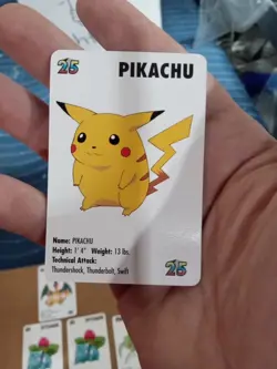 1998 KFC Pokemon Mini Cards Set Lot Of 10 Charizard X2 Pikachu Ivysaur Scyther - Image 2