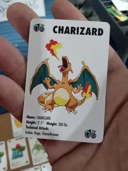 1998 KFC Pokemon Mini Cards Set Lot Of 10 Charizard X2 Pikachu Ivysaur Scyther - Image 4