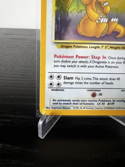 Pokemon TCG Dragonite - 4/62 Fossil Unlimited Holo RARE - Image 4