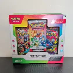 Pokemon First Partner Illustration Collection Series 1 Pack Box New Sealed Gen 1 - Image 1