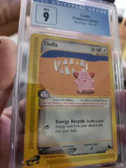Cleffa - 48/144 - CGC 9 PSA Mint - Skyridge eReader Pokemon RARE (Pop 6)! - Image 1
