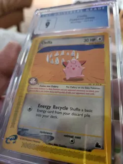 Cleffa - 48/144 - CGC 9 PSA Mint - Skyridge eReader Pokemon RARE (Pop 6)! - Image 2