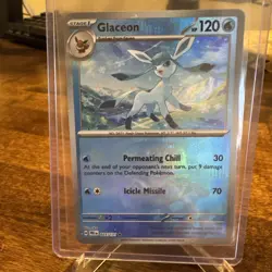 Pokemon TCG Glaceon 025/131 Master Ball Holo Prismatic Evolutions English 2025 - Image 1