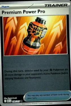 Premium Power Pro 199/217 Uncommon ME: Ascended Heroes Pokemon Reverse Holo NM - Image 1