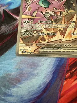 Pokemon TGC Team Rocket's Nidoking EX 233/182 SIR Destined Rivals 2025 - Image 5