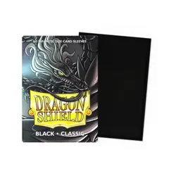 Dragon Shield 60CT Japanese Classic Sleeves - Black - YuGiOh TCG - Image 1