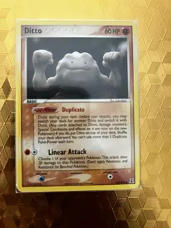 Pokemon Card Ditto (Geodude) 62/113 Regular Delta Species NM - Image 1