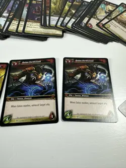 World of Warcraft Trading Card Game Lot Most Double 56 Cards - Image 2
