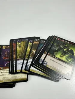 World of Warcraft Trading Card Game Lot Most Double 56 Cards - Image 4