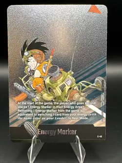 Son Goku E-45 Silver Energy Marker Dragon Ball Manga Booster Card Fusion World - Image 1