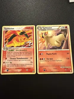 Vintage Pokemon Typhlosion Lot 2006 2010 17/115 PT 32/123 Card - Image 1