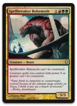 Spellbreaker Behemoth #216 (NM) Commander 2013 C13 Magic MTG - Image 1