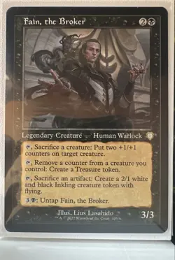 Fain, the Broker (Retro Frame) Commander: the Brothers' War Regular - Image 1