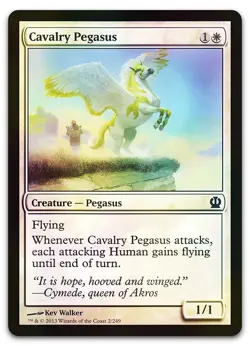 Cavalry Pegasus #2 (Foil) (NM) Theros THS Magic MTG - Image 1