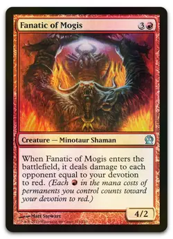 Fanatic of Mogis #121 (Foil) (NM) Theros THS Magic MTG - Image 1