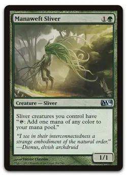 Manaweft Sliver #184 (NM) Magic 2014 M14 Magic MTG - Image 1