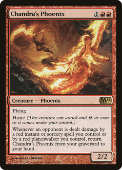 Chandra's Phoenix #134 (Foil) (MP) Magic 2014 M14 Magic MTG - Image 1